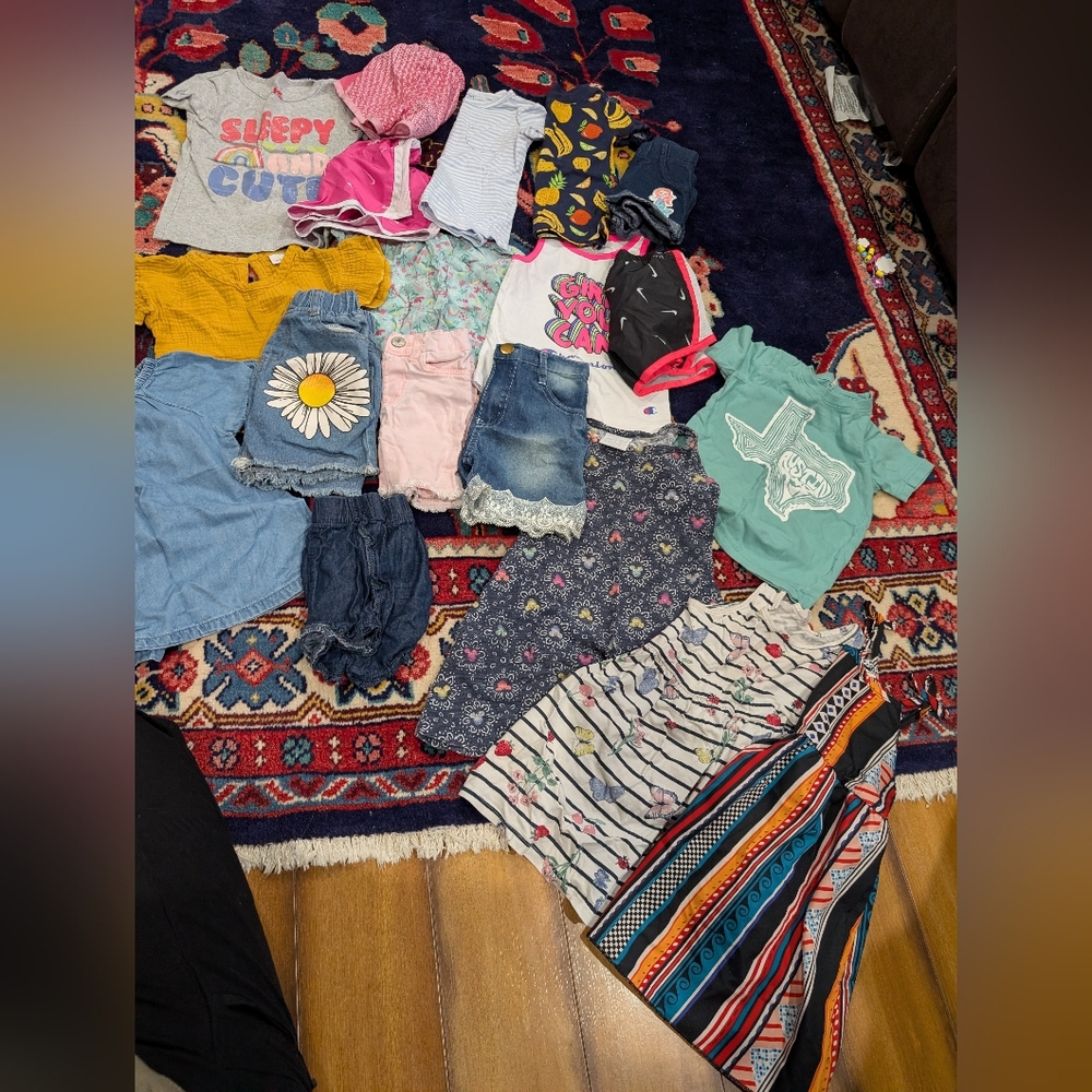 19 Piece Bundle Of Size 2T Clothes